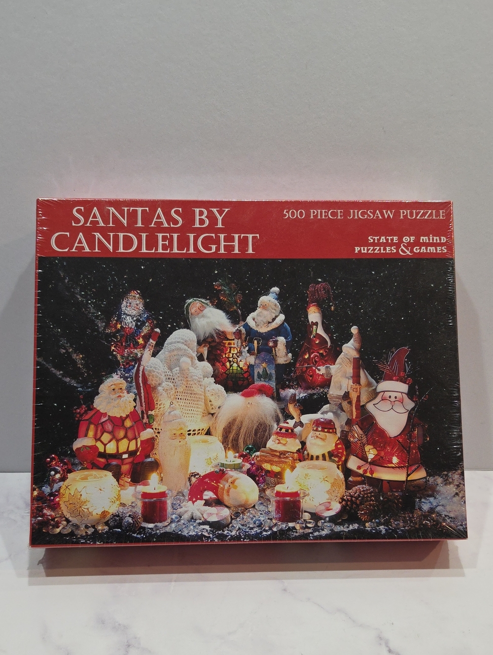 Santas by Candlelight Jigsaw Puzzle Brand New